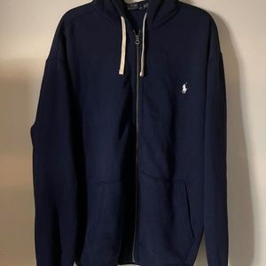 Navy Polo Ralph Lauren full zip hoodie